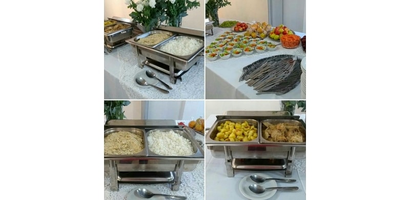 Buffet com Prato Quente