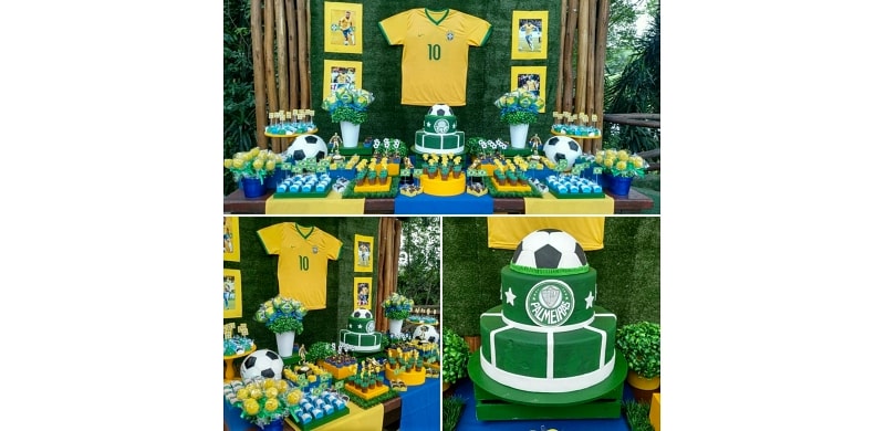 Decoração Brasil + Doces Personalizados