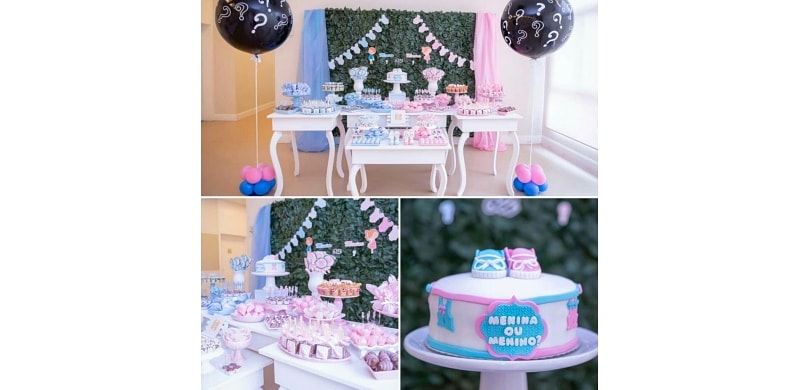 Decoração Chá Revelação + Doces Personalizados