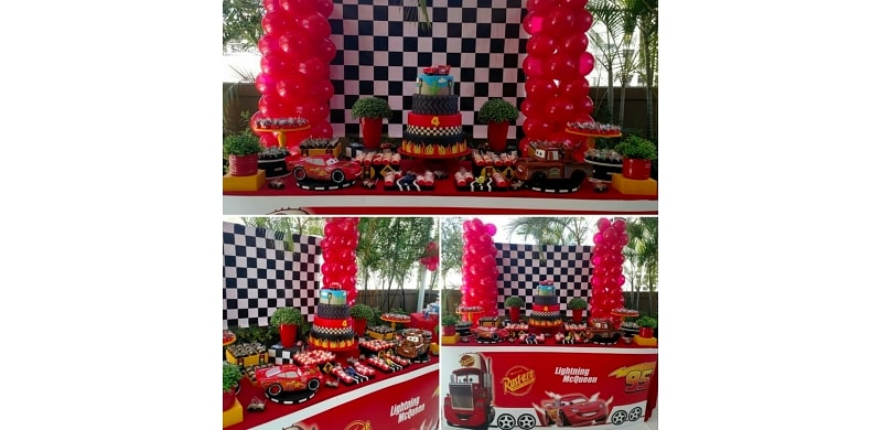 Decoração Carros + Doces Personalizados