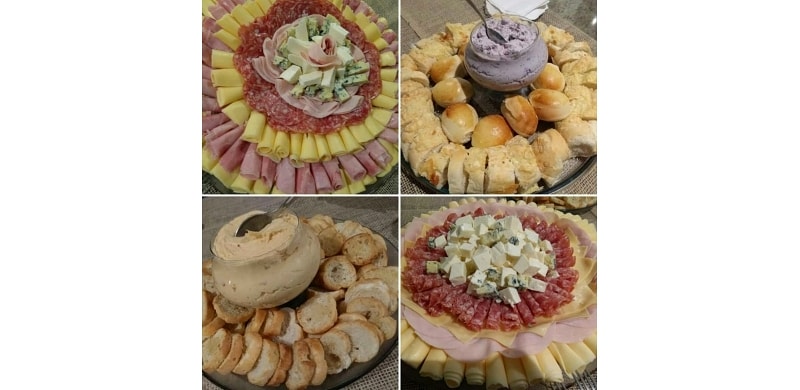 Buffet Pães, Pastas e Queijos