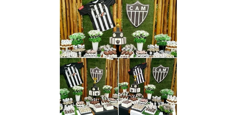 Decora├º├úo Atl├®tico Mineiro + Doces Persolizados